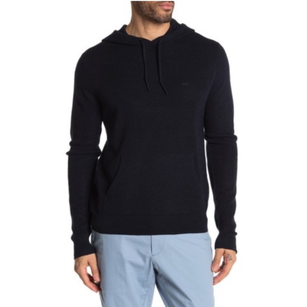 Michael Kors Wool Blend Waffle Knit Hoodie Size XXL